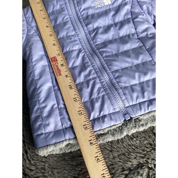 The North face Reversible Mossbud Swirl Hooded Jacket Infant size 6-12 months - Picture 7 of 11